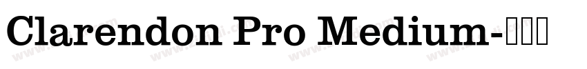 Clarendon Pro Medium字体转换 Clarendon Pro Medium字体转换